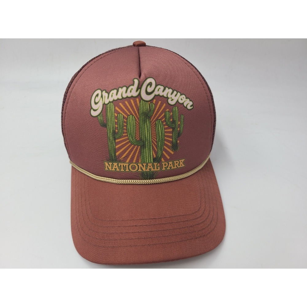 Grand Canyon National Park Foundation‎ Cactus Rope Mesh Trucker Snapback Hat Cap